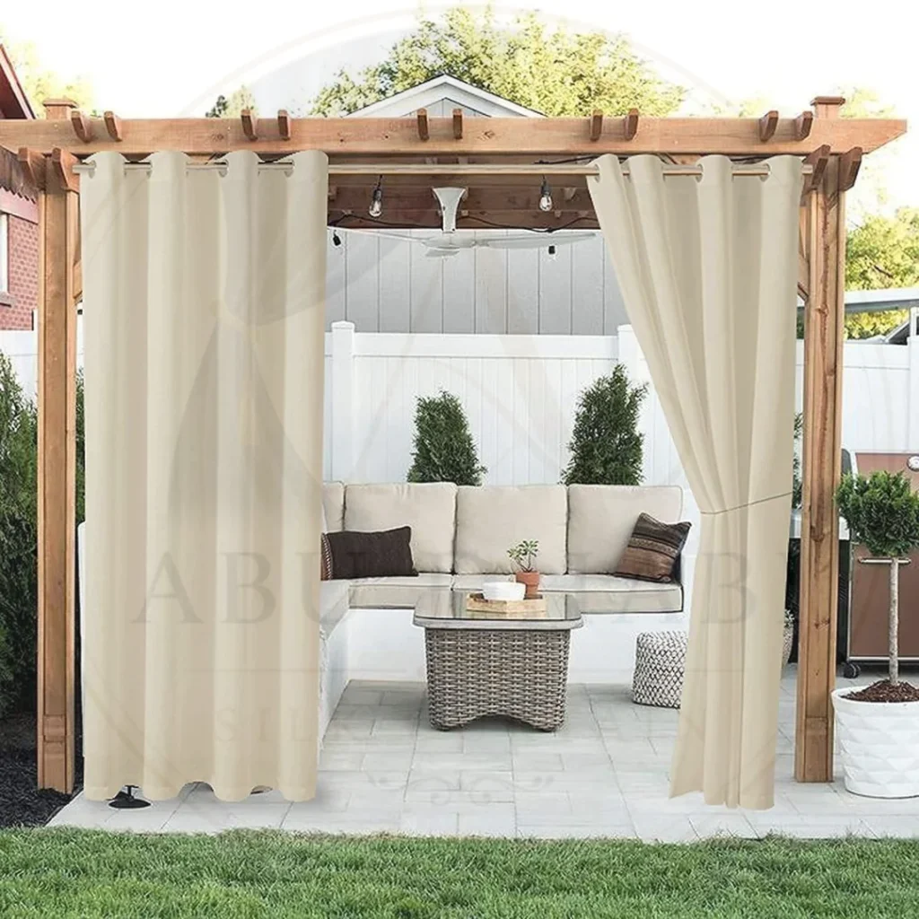 balcony curtains for apartments