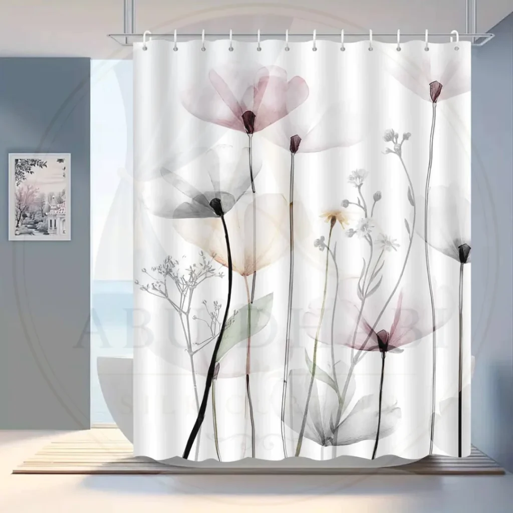 bathroom window curtains