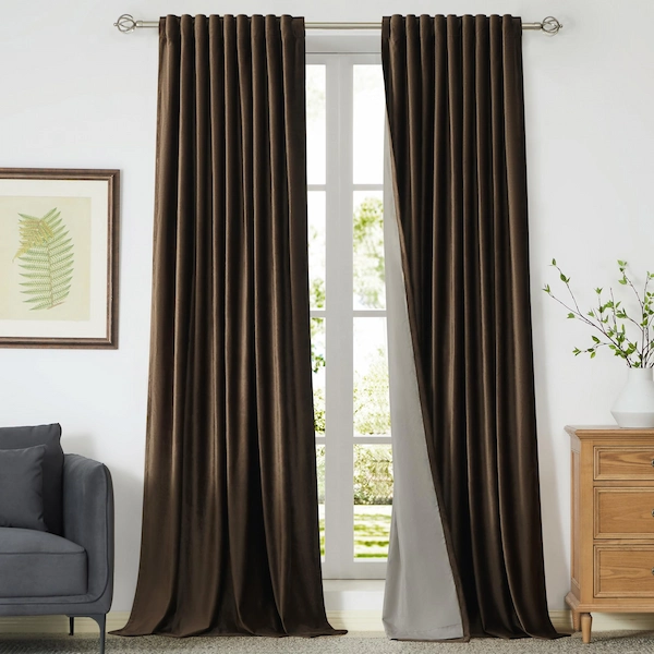 black velvet curtains