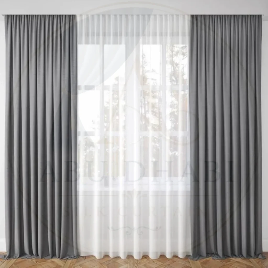 grey sheer curtains