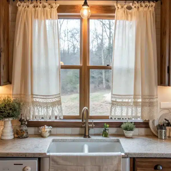kitchen net curtains
