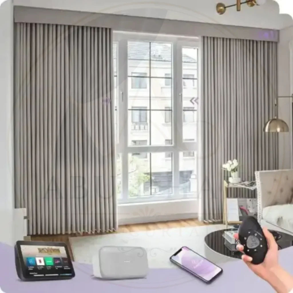 motorized curtain rod