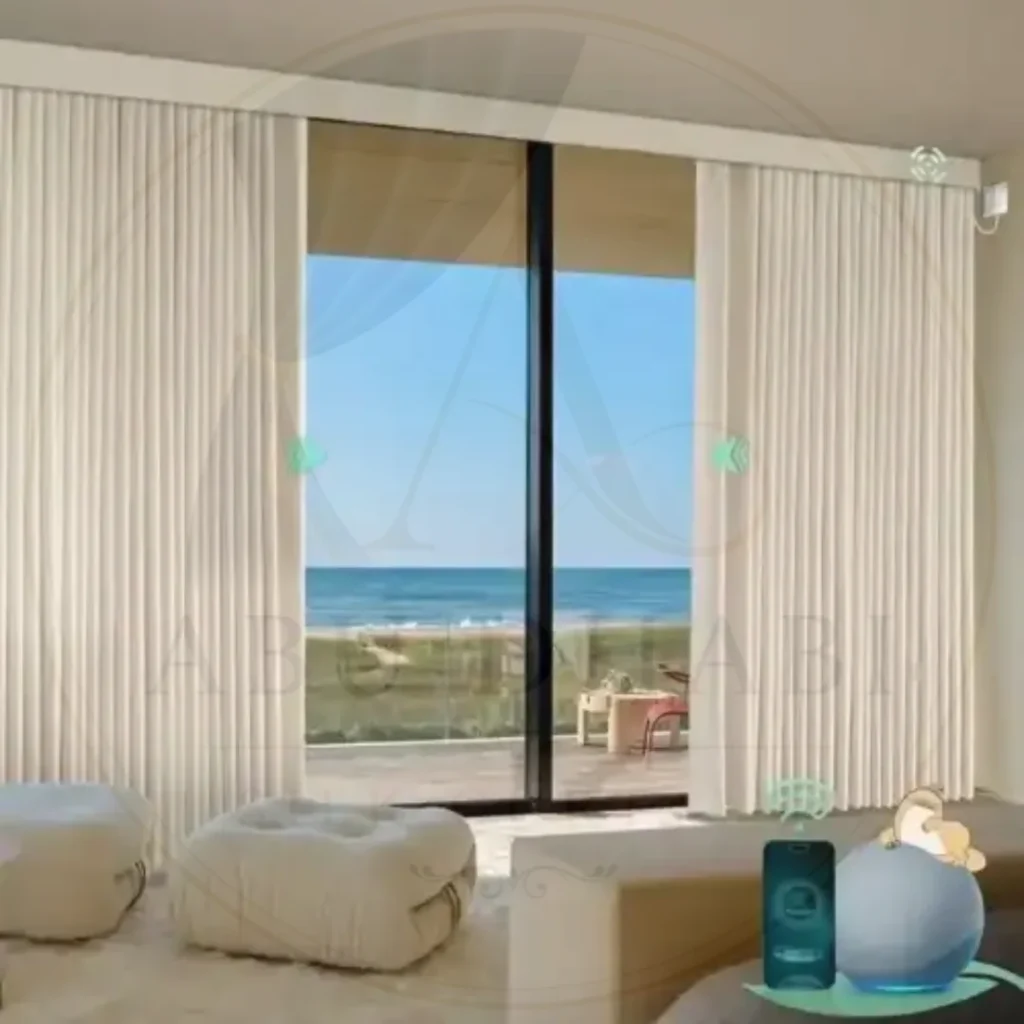 motorized curtain system