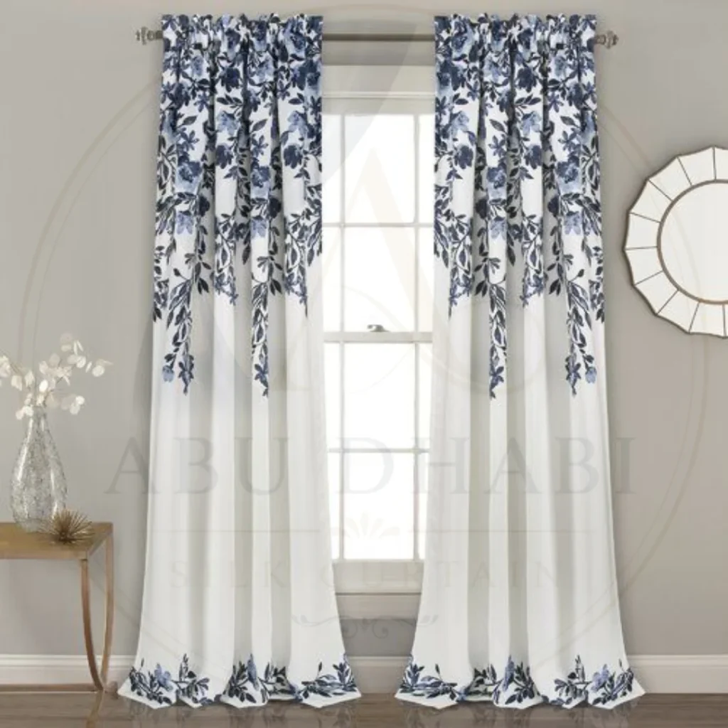 printed curtains for living room