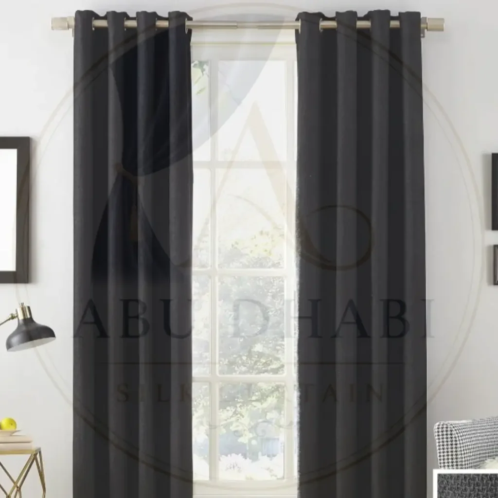 white blackout curtains