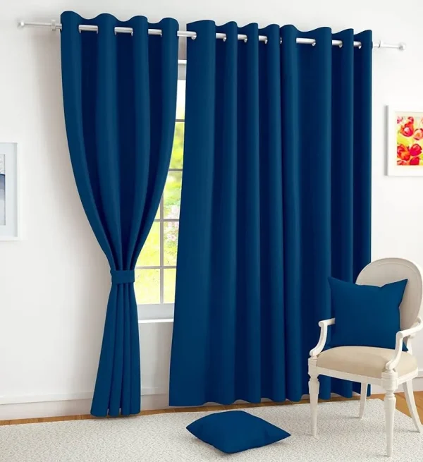 Silk curtains installation service in Abu Dhabi villa